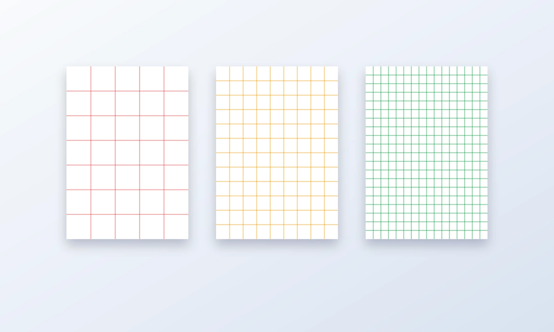 A grid comparing the same image at low, medium, and high effective print resolution.